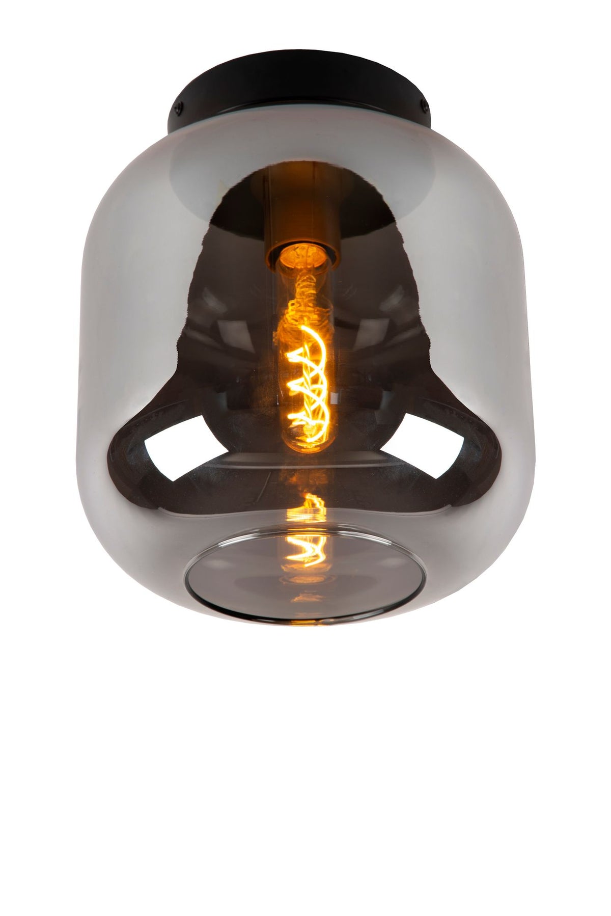 Loftslampe Joanet med 1 lyskilde og glasskærm Ø 25 cm (2)