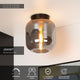 Loftslampe Joanet med 1 lyskilde og glasskærm Ø 25 cm (3)