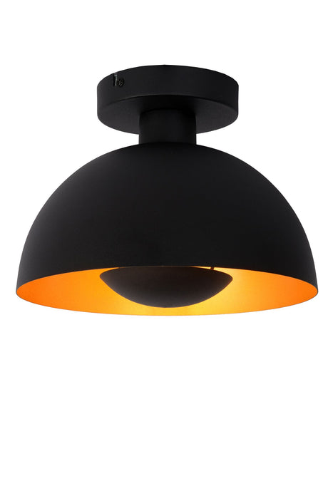 Plafonnier Siemon semi-rond Ø 25 cm dimmable acier (4)