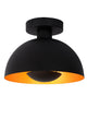 Plafonnier Siemon semi-rond Ø 25 cm dimmable acier (4)
