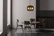 Suspension Olivia à 3 lampes avec abat-jour en verre Ø 40cm (2)