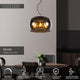 Suspension Olivia à 3 lampes avec abat-jour en verre Ø 40cm (5)