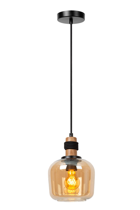 Pendelleuchte Ilona Glas Ø 18cm Amber (2)