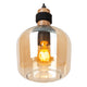 Pendelleuchte Ilona Glas Ø 18cm Amber (3)