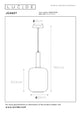 Pendelleuchte Joanet mit Glasschirm Ø 22cm (6)