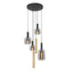 Pendeleuchte Joanet 3-flammig mit Glasschirm Ø 65cm (2)