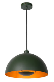 Candeeiro suspenso Siemon semi-redondo Ø 40cm regulável em altura, regulável em intensidade (2)