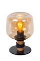 Tischleuchte Ilona Amber mit Glasschirm Ø18cm (2)