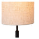 Tischleuchte Maya mit Baumwoll-Stoffschirm Beige Ø 26cm (3)