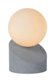 Tischlampe Len mit Schirm aus Glas (2)