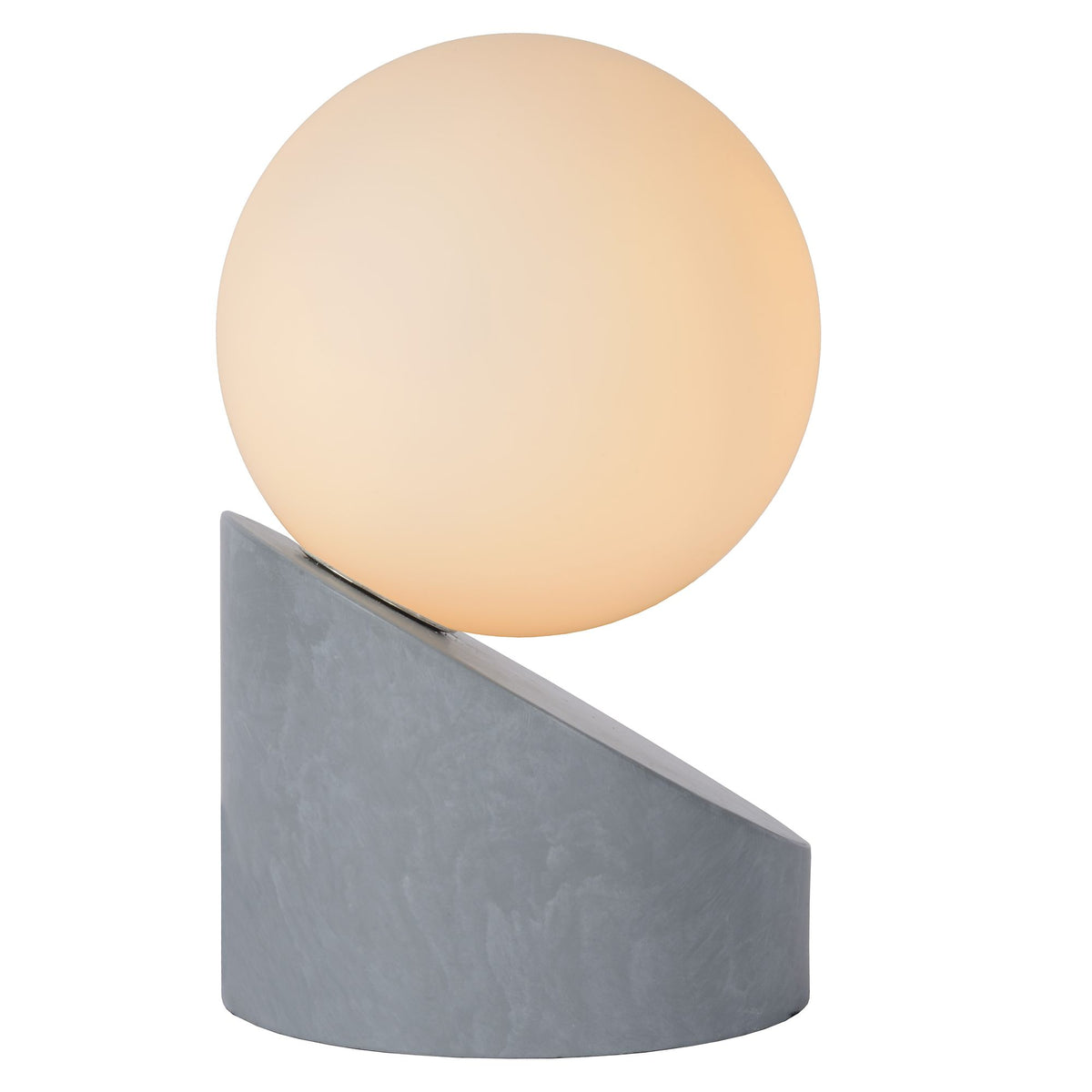 Tischlampe Len mit Schirm aus Glas (5)
