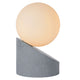 Tischlampe Len mit Schirm aus Glas (5)
