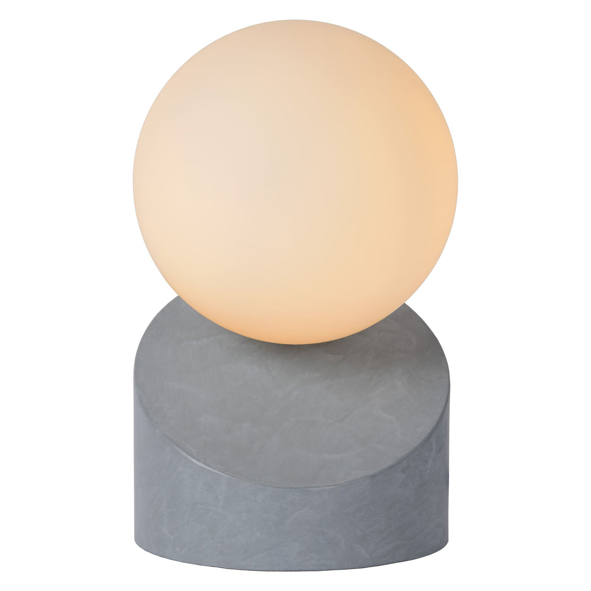 Tischlampe Len mit Schirm aus Glas (6)