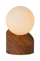 Tischlampe Len mit Schirm aus Glas (1)