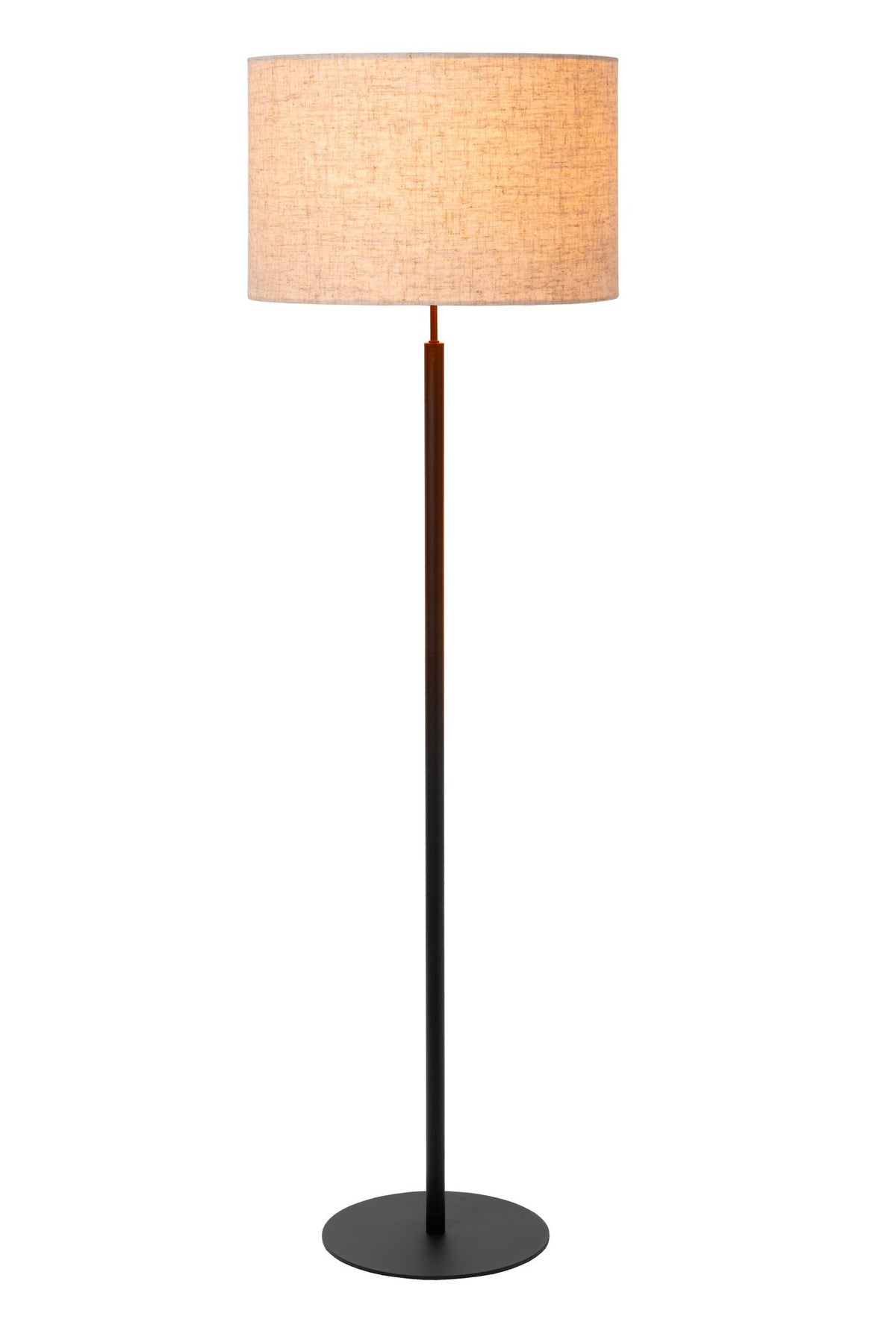 Gulvlampe Maya med bomuldsskærm 150 cm (1)