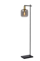 Stehleuchte Joanet mit Glasschirm Rauchgrau 150cm (2)