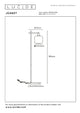 Stehleuchte Joanet mit Glasschirm Rauchgrau 150cm (6)