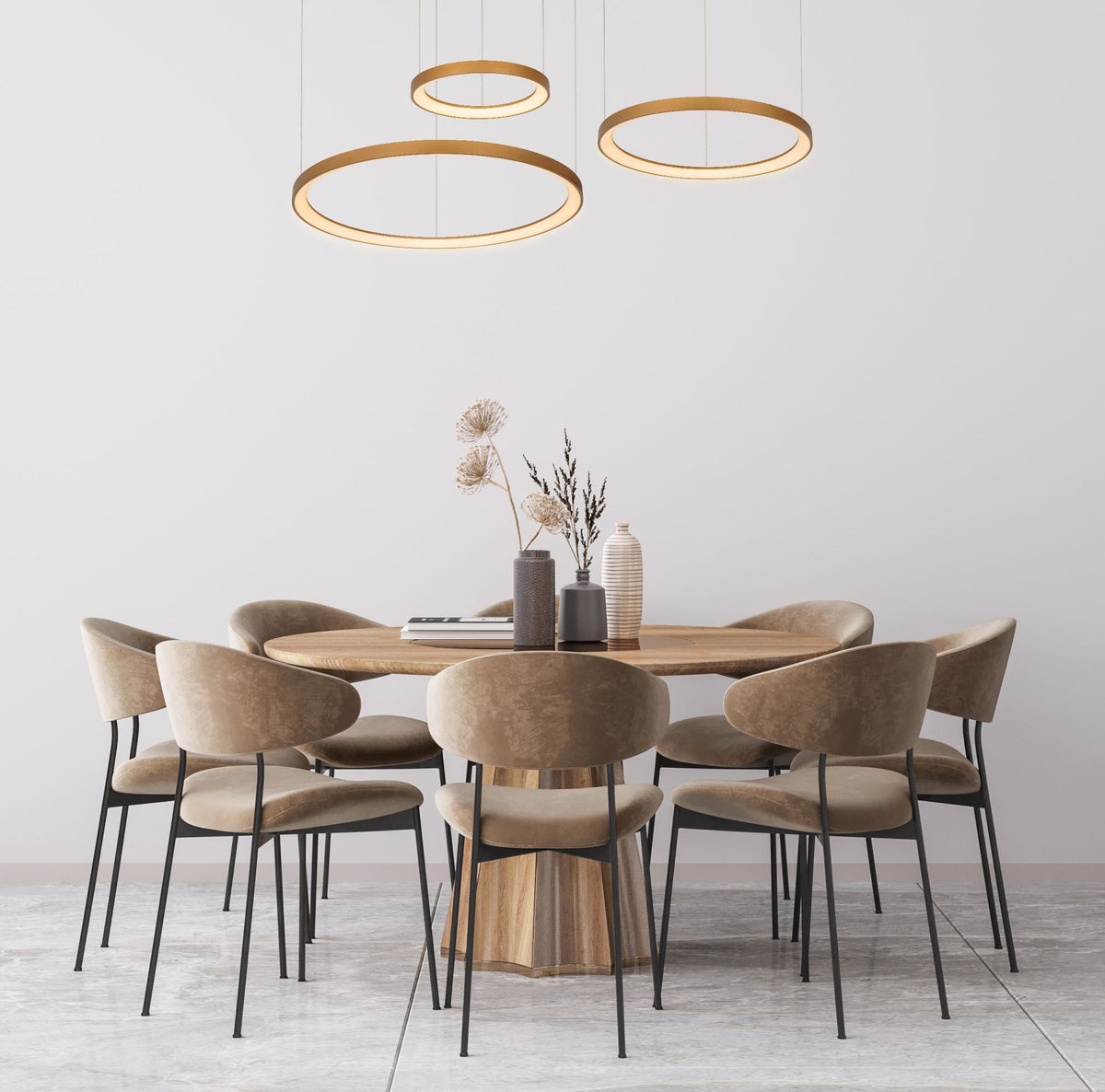 LED-Pendelleuchte Vidal dimmbar Ø 78cm Warmweiß 2700K (3)