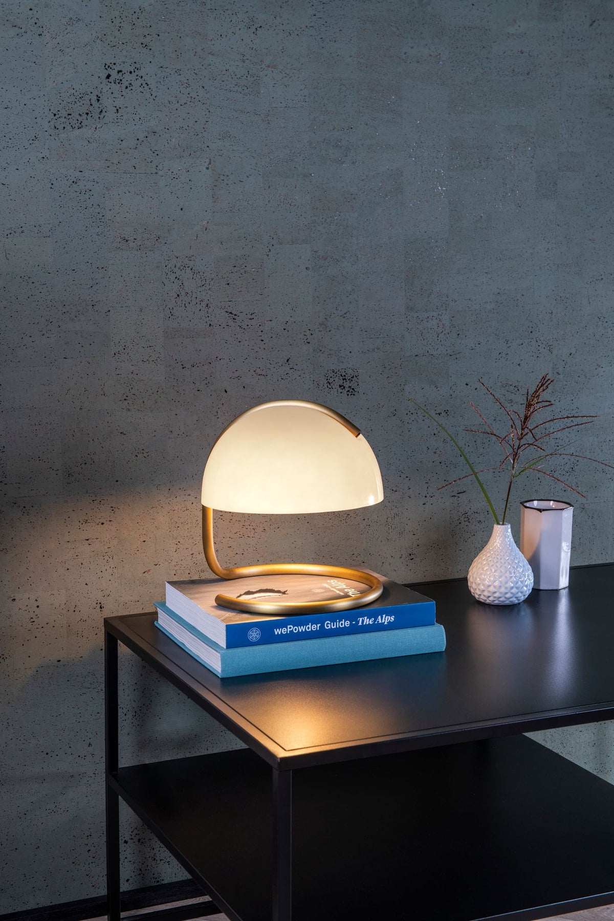 Tischleuchte Cato 1-flammig mit Glasschirm Ø 23,5cm (3)