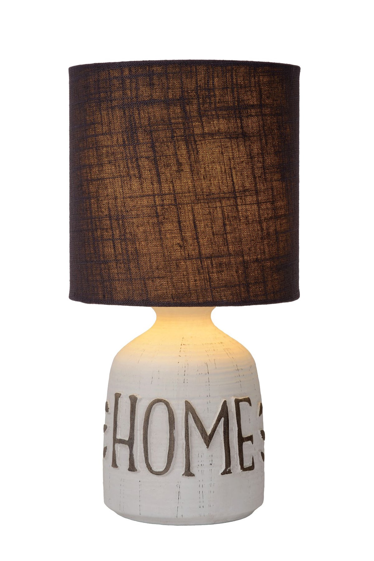 Table lamp Cosby 1-light with fabric shade and ceramic base (2)