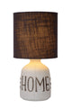 Table lamp Cosby 1-light with fabric shade and ceramic base (2)