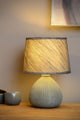 Ramzi table lamp, 1-light, with fabric shade and ceramic base (4)