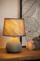 Ramzi table lamp, 1-light, with fabric shade and ceramic base (5)