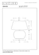 Lampe de table Denise avec abat-jour en tissu et pied en céramique (6)