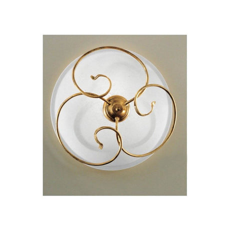 Cilenta Deckenleuchte 2-flammig Gold-antik Ø 44cm mit elegantem Design und stilvollen Verzierungen.