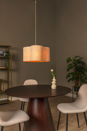 Pendant light Chantal with fabric shade 50 cm (1)