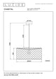 Pendelleuchte Chantal mit Stoffschirm 50cm (6)