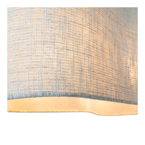 Lámpara colgante Chantal de 4 luces textil beige (4)