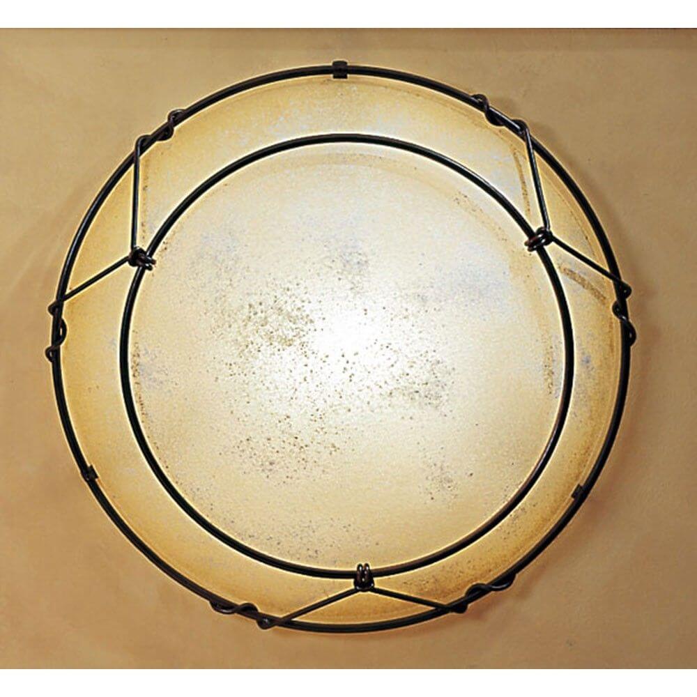 Fenice Deckenleuchte 3-flammig rost-antik Ø 50cm