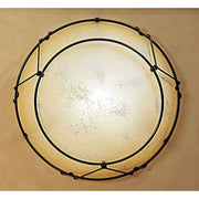 Fenice taklampe med 3 lyskilder, rust-antikk, Ø 50 cm, med elegant design og matt overflate i fargen rust.
