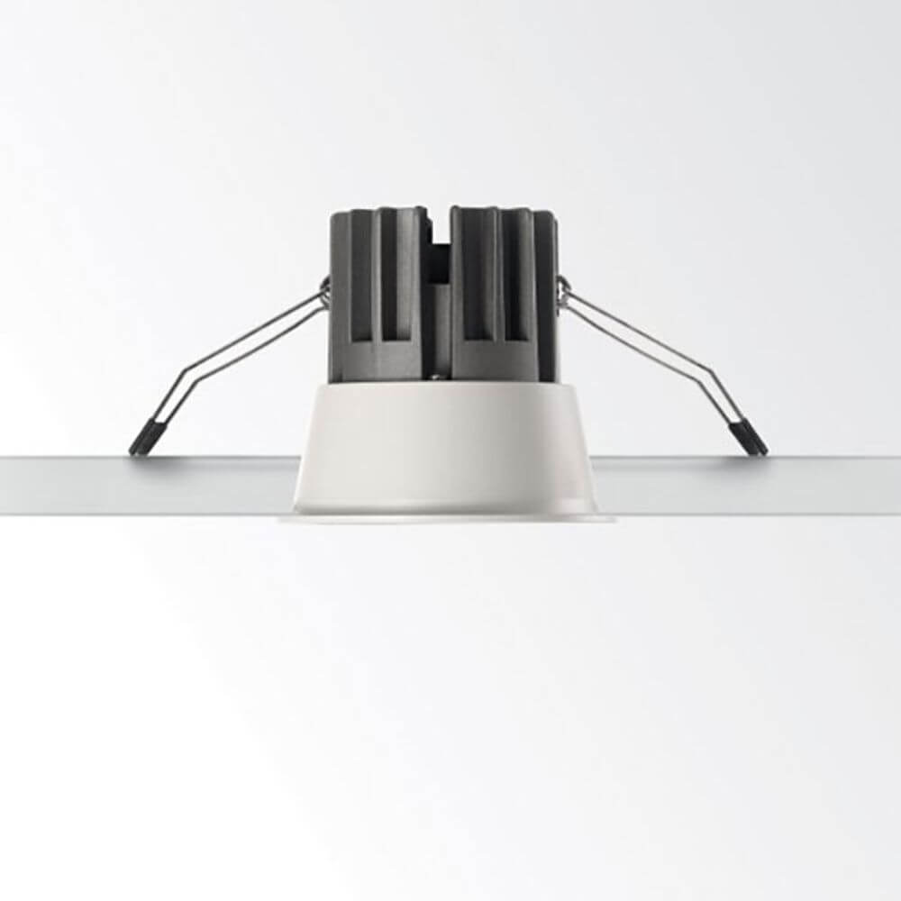 LED Einbaustrahler Game Round Weiß, Silber