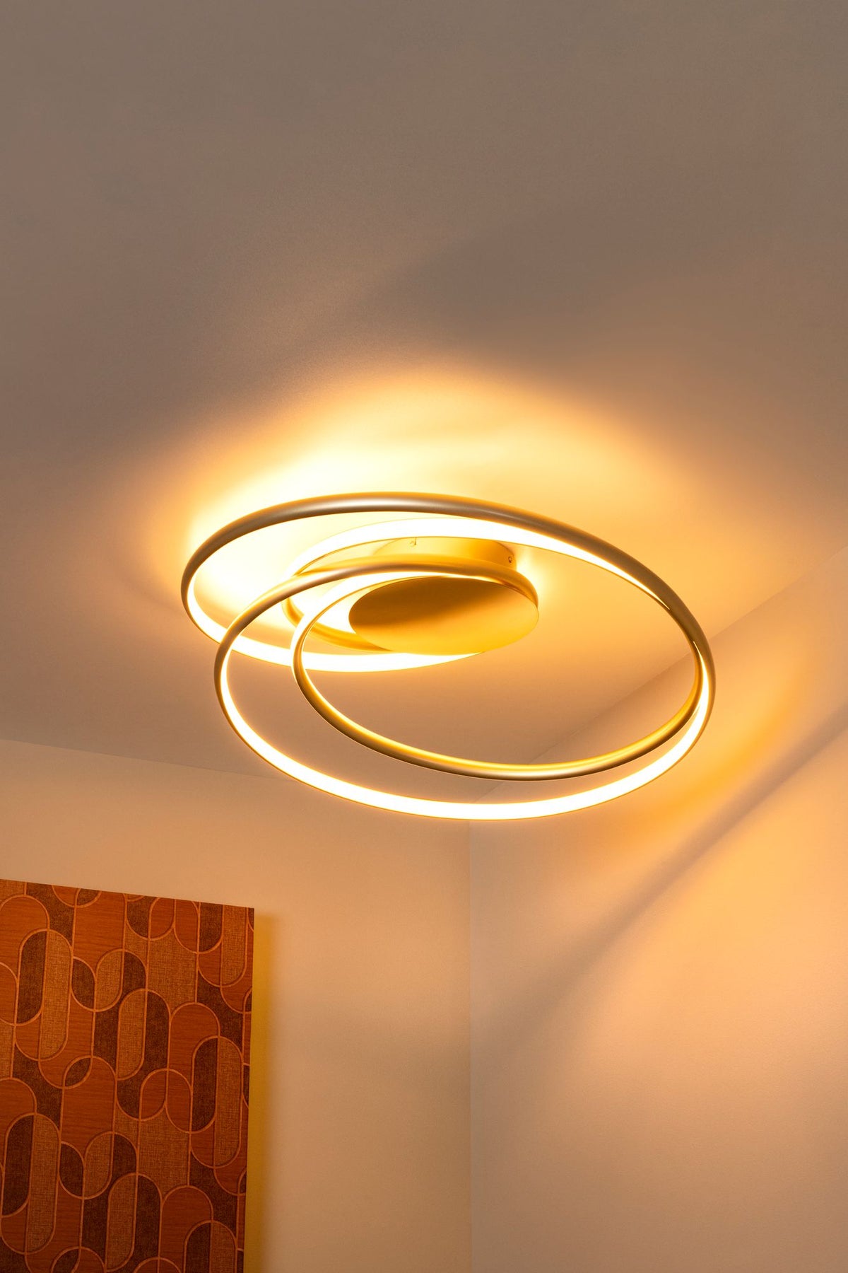 LED-Deckenleuchte Sardana dimmbar Messing (1)