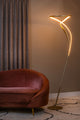 LED-Stehleuchte Sardana dimmbar Messing Warmweiß 180cm (1)