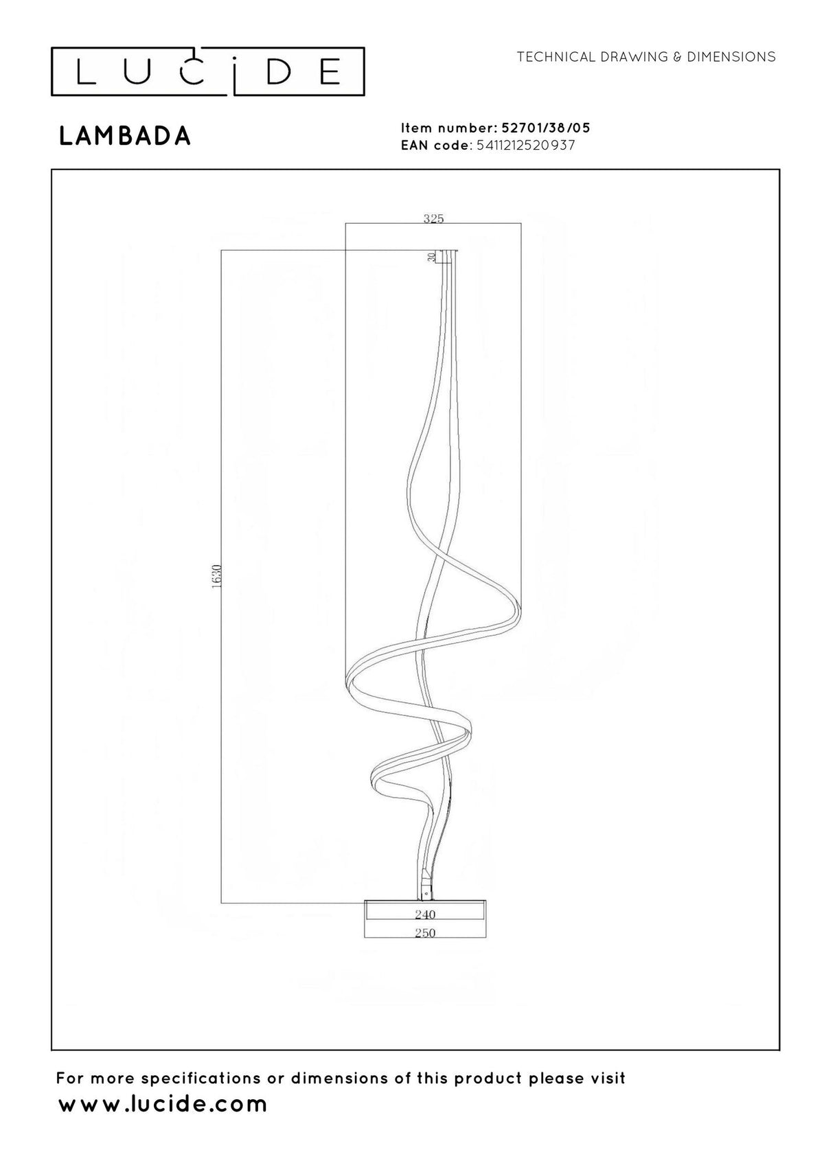 LED-Stehleuchte Lambada dimmbar (6)