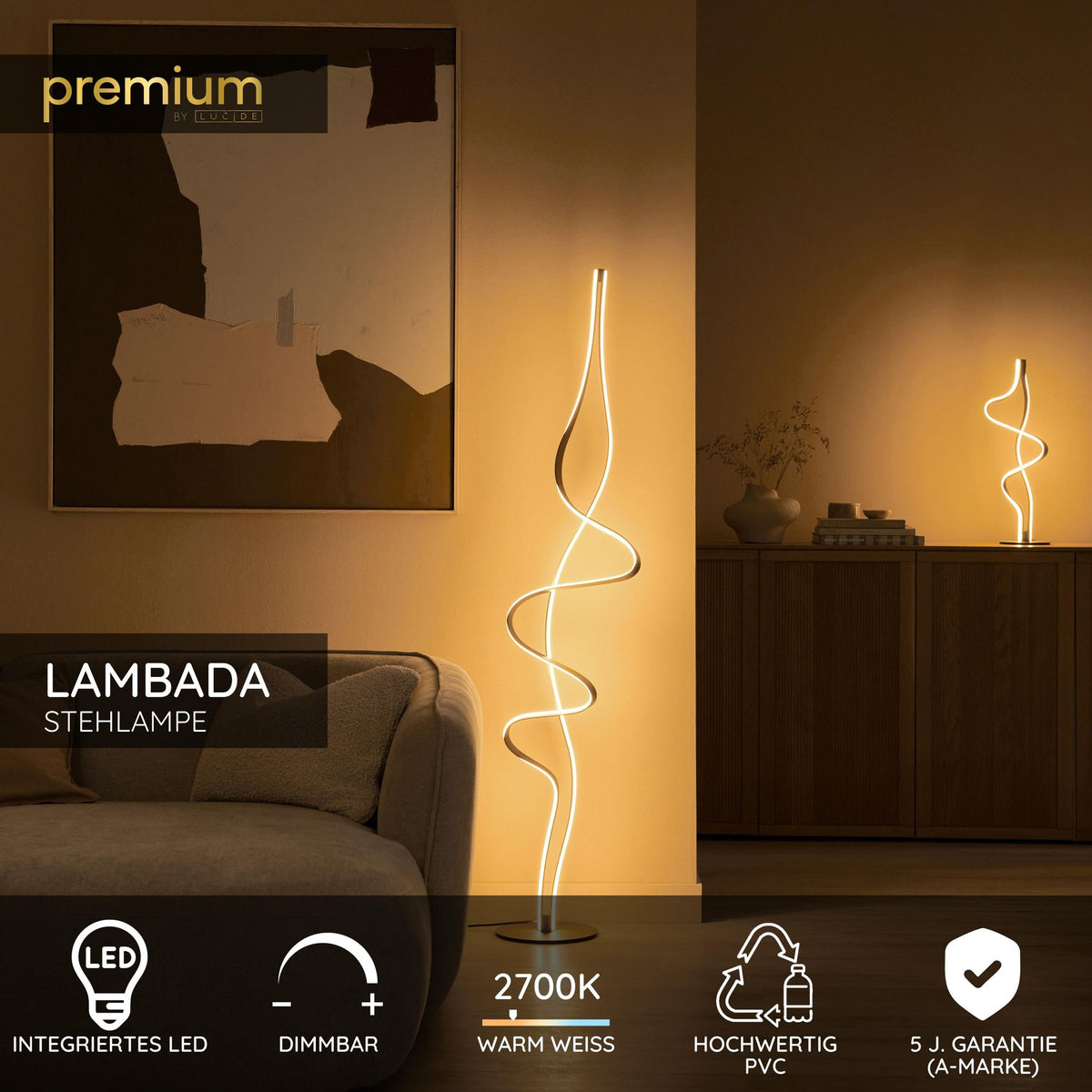 LED-Stehleuchte Lambada dimmbar (5)