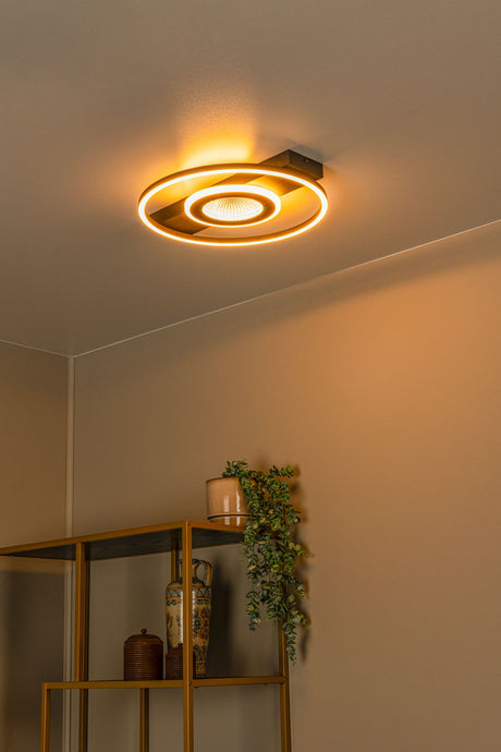 LED-Deckenleuchte Marcia dimmbar Schwarz (1)