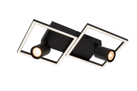 Deckenleuchte Arianne 2-flammig drehbar CCT 3300-4000K Schwarz (2)