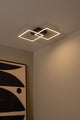 LED-Deckenleuchte Arianne CCT quadratisch 41x41cm Schwarz (3)