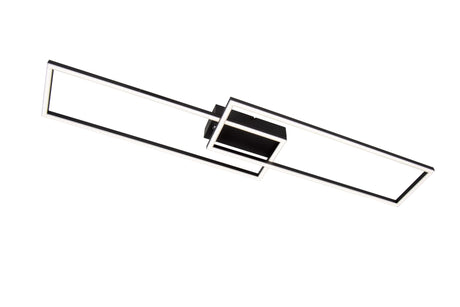 LED-Deckenleuchte Arianne rechteckig CCT 92,5cm Schwarz (2)