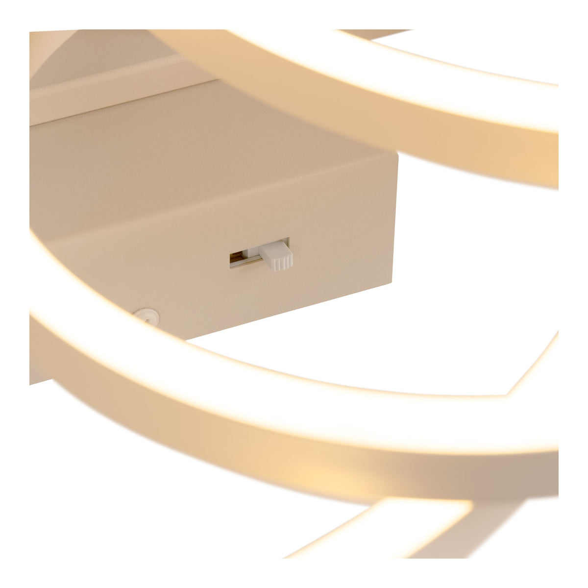 LED-Lampa sufitowa Nicola CCT 90x170cm taupe (4)