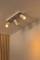 Regina 3-light swivel ceiling spotlight Taupe (1)