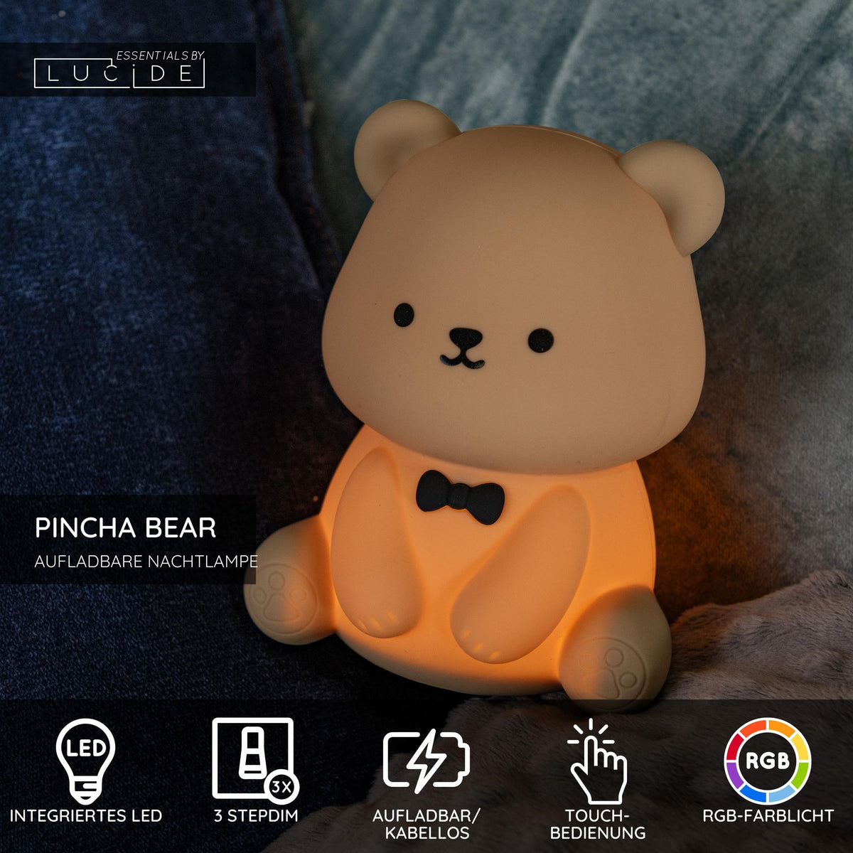 LED-Nachtlampe Pincha Bear dimmbar mit Akku und RGB-Farbwechsel (6)