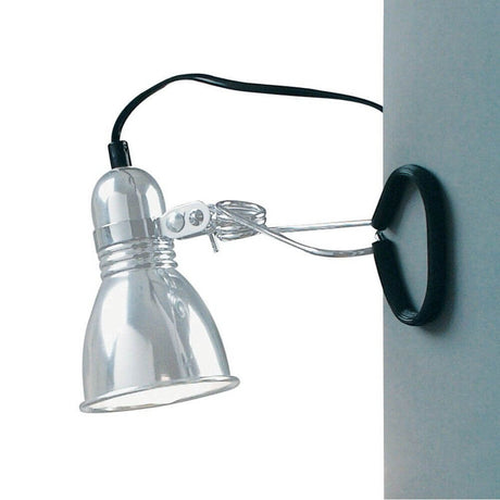 Lampa zaciskowa Photo Aluminium, elastyczna lampa biurkowa z przewodem zasilającym, idealna do kreatywnych miejsc pracy.