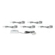 5er Möbeleinbauleuchten-Set Micro Line Mini LED rund inklusive 5 Leuchten und Anschlusskabel.