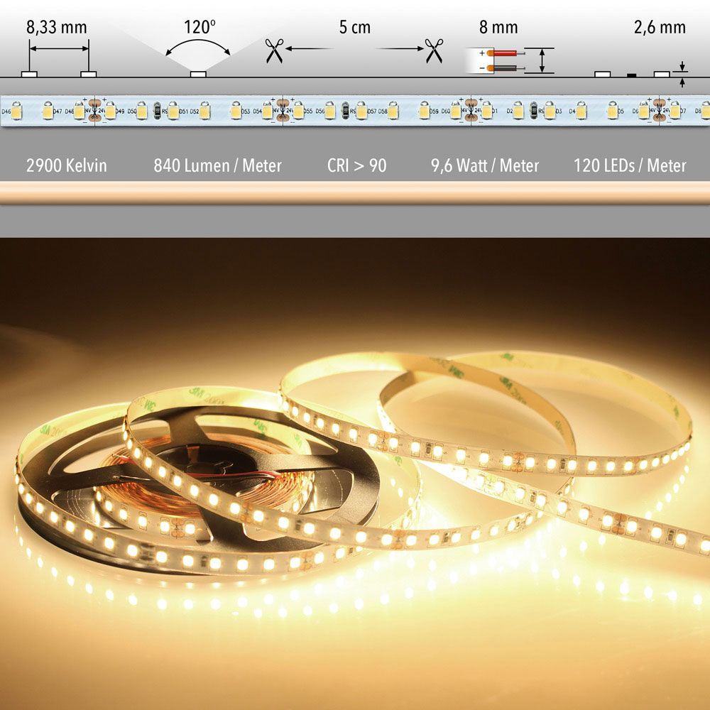 5m LED Lichtband 24V auf Wunsch