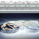 5m LED-Strip 9, 6 W/m Kaltweiß IP20, SMD 3528, 6000K, hohe Farbwerte, einfache Montage, energieeffizient.